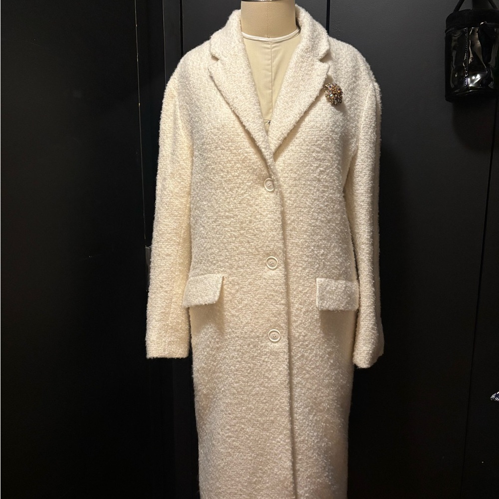 Zara Cream Teddy Jacket